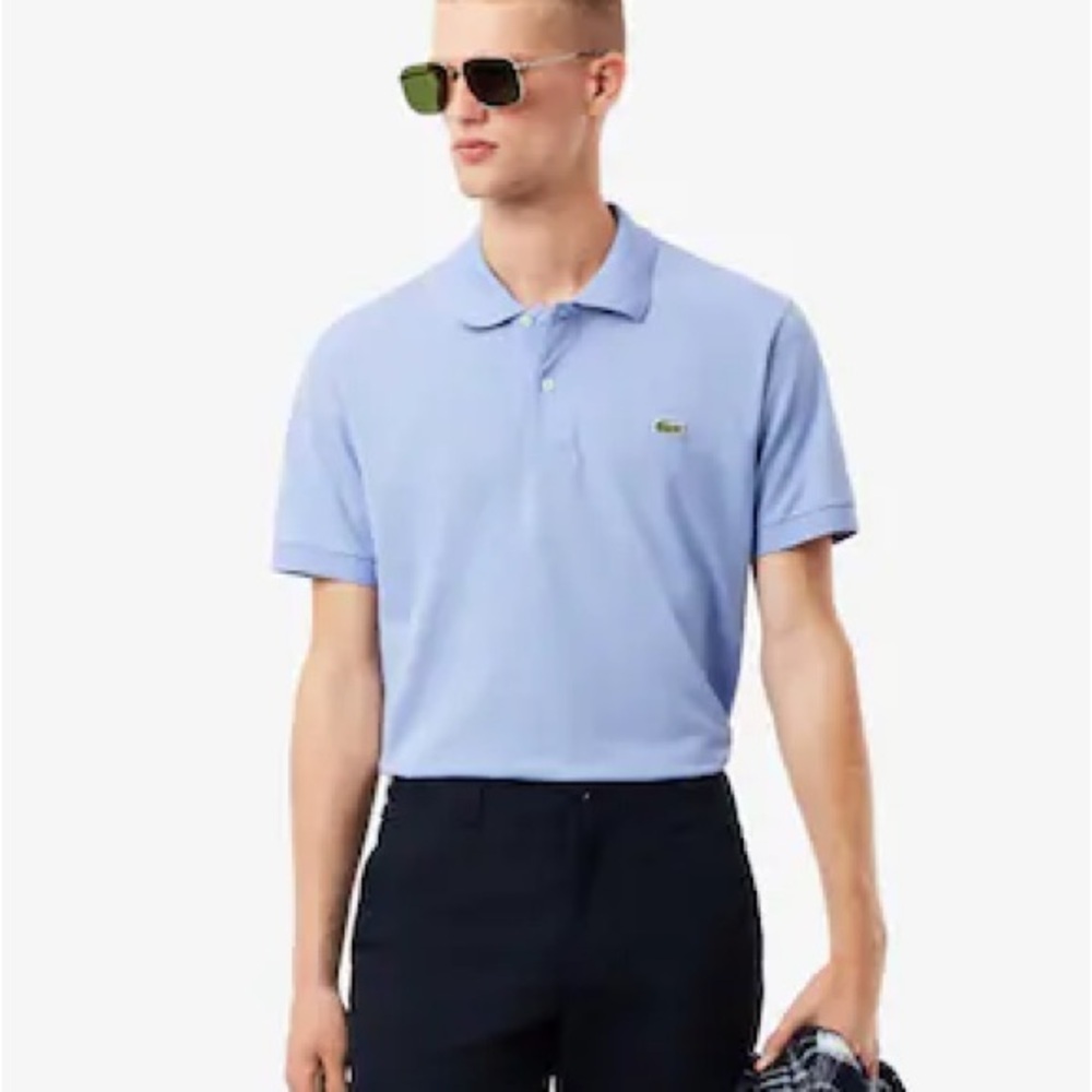 Lacoste Men's Light Blue Polo Shirt